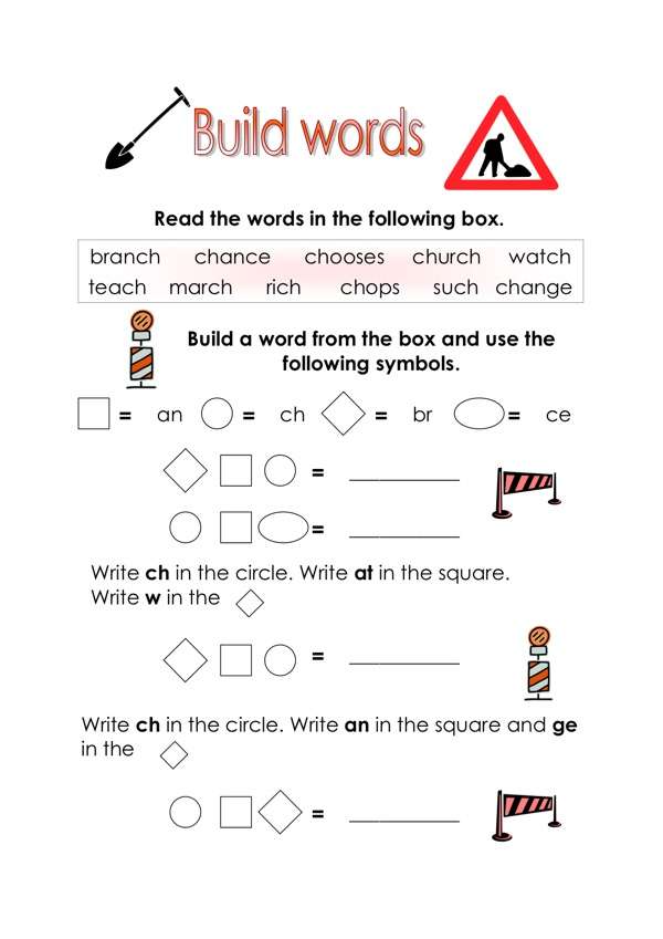 Build words